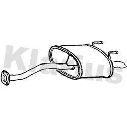 Rear Muffler KLARIUS HA465P OE Ref 18307T5A003