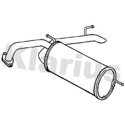 Rear Muffler KLARIUS HA478W OE Ref 18307TV2E01