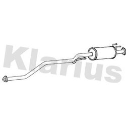 Centre Muffler KLARIUS HA496V OE Ref 18220SNAA01
