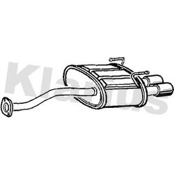 Rear Muffler KLARIUS HA497T OE Ref 18307SNBJ01