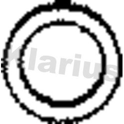 Exhaust Pipe Gasket KLARIUS HAG2