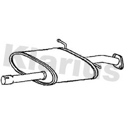 Centre Muffler KLARIUS HY123K OE Ref 2861026441