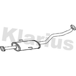 Centre Muffler KLARIUS HY132X OE Ref 286502C200