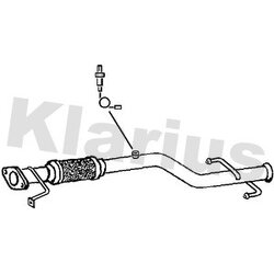 Exhaust Pipe KLARIUS HY142H OE Ref 286101C120