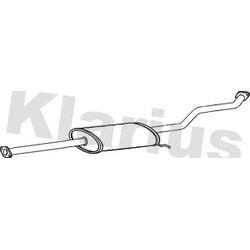 Centre Muffler KLARIUS HY170Q OE Ref 287001C560