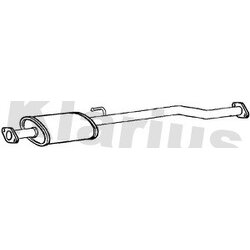 Centre Muffler KLARIUS HY191K OE Ref 286502E401