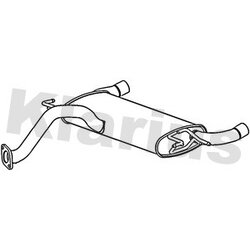 Rear Muffler KLARIUS HY197C OE Ref 287001F091