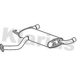 Rear Muffler KLARIUS HY200X OE Ref 287001F361