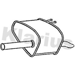 Rear Muffler KLARIUS HY212E OE Ref 287000X250