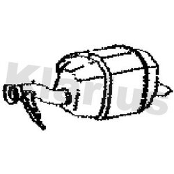 Rear Muffler KLARIUS HY219V OE Ref 287301J100