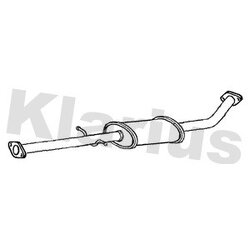 Centre Muffler KLARIUS HY227H OE Ref 286502H000