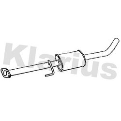 Centre Muffler KLARIUS HY238Q OE Ref 287302R100