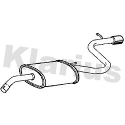 Rear Muffler KLARIUS HY253V OE Ref 287001H730