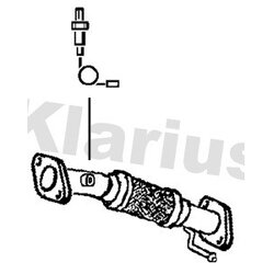 Exhaust Pipe KLARIUS HY256P OE Ref 286104P100