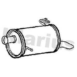 Rear Muffler KLARIUS HY258L OE Ref 287104P700