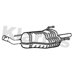 Rear Muffler KLARIUS HY259K OE Ref 287104P800