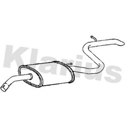 Rear Muffler KLARIUS HY273P OE Ref 28600A6500
