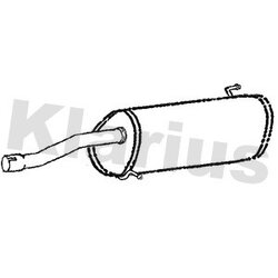 Rear Muffler KLARIUS HY281D OE Ref 28605C8150