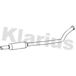 Centre Muffler KLARIUS HY283B OE Ref 28700B9150