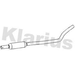 Centre Muffler KLARIUS HY284A OE Ref 28710B9100