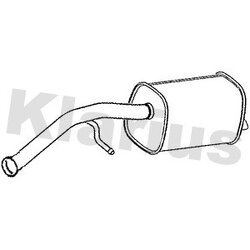 Rear Muffler KLARIUS HY403A OE Ref 28710B9260