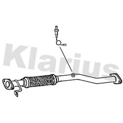 Exhaust Pipe KLARIUS HY89W OE Ref 2861025000