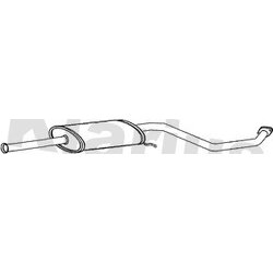 Centre Muffler KLARIUS HY95L OE Ref 287001C060