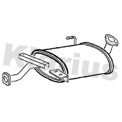 Centre Muffler KLARIUS IZ21T OE Ref 5852019