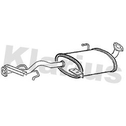 Centre Muffler KLARIUS IZ23P OE Ref 8970479132