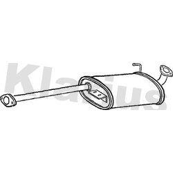 Centre Muffler KLARIUS IZ32C OE Ref 8972580790
