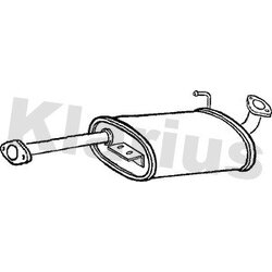 Centre Muffler KLARIUS IZ35X OE Ref 8972580800