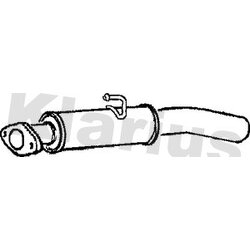 Rear Muffler KLARIUS IZ36W OE Ref 8971658212