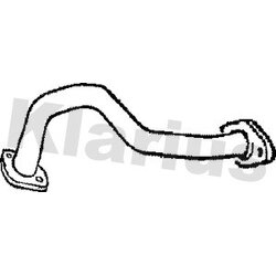 Exhaust Pipe KLARIUS IZ45H OE Ref 8972015831