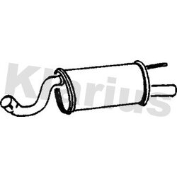 Rear Muffler KLARIUS JR289P OE Ref EBC5021
