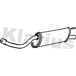 Rear Muffler KLARIUS JR297D OE Ref NNA6785BC