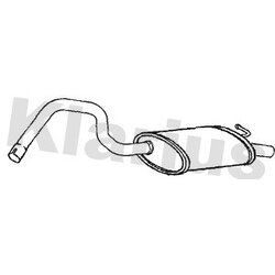 Rear Muffler KLARIUS JR325L OE Ref C2S42208