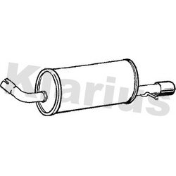 Rear Muffler KLARIUS JR332C OE Ref XR823680