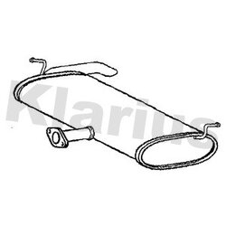 Rear Muffler KLARIUS KA172L OE Ref 28710D7640