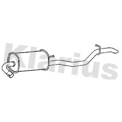Rear Muffler KLARIUS KA195D OE Ref 28650A2270