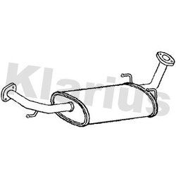 Centre Muffler KLARIUS KA41A OE Ref 287003E210