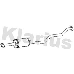 Centre Muffler KLARIUS KA67K OE Ref 286501W250