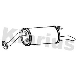 Rear Muffler KLARIUS KA68J OE Ref 287101W250
