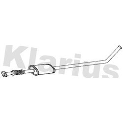 Centre Muffler KLARIUS KA80Q OE Ref 286101Y300