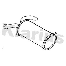 Rear Muffler KLARIUS KA81P OE Ref 287101Y300