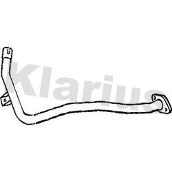 Exhaust Pipe KLARIUS LR141P OE Ref ESR158