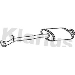 Centre Muffler KLARIUS LR147G OE Ref ESR54