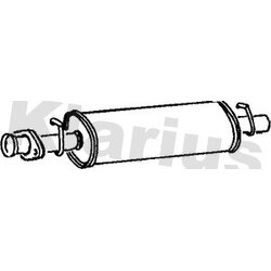 Centre Muffler KLARIUS LR153X OE Ref ESR2390