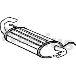 Rear Muffler KLARIUS LR174Q OE Ref ESR4071