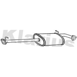 Centre Muffler KLARIUS LR200D OE Ref WCE105190