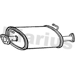 Centre Muffler KLARIUS LR213J OE Ref WCE500480
